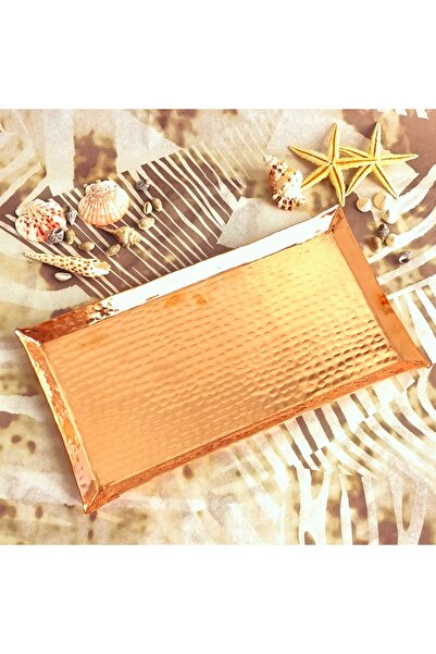 Dülger AVM Bakır Tepsi, El Yapımı Bakır Tepsi, Dikdörtgen Tepsi, Sunum Tepsis...