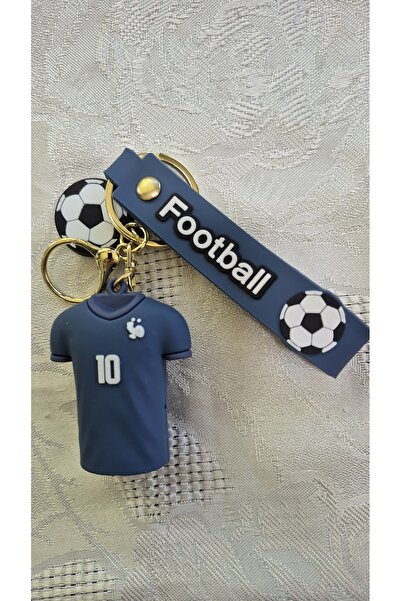 Land of Souvenir Silicone Football Keychains