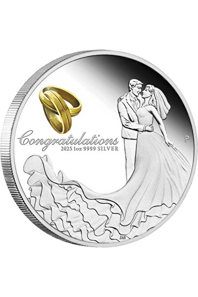 RimaGold Evlilik Parası Gümüş Sikke Coin