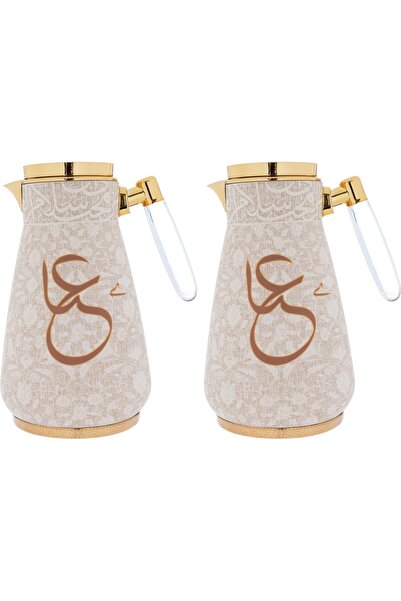 rexa طقم ترمس، 0.75/1 لتر، قطعتين، غلاف داخلي من الزجاج الحراري، غلاف خارجي م...