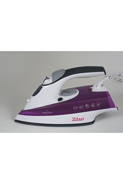 Zilan Fier de călcat cu talpă ceramică, 2200 W, abur și uscare, funcție de autocurățare, violet ZLN8083