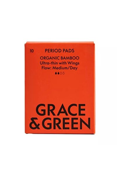 Grace and Green Absorbante din bambus pentru zi (10 buc), Grace and Green