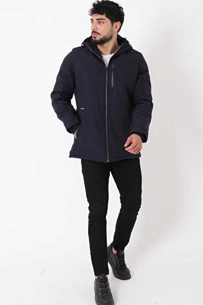 Stilkombin Space Hooded Softshell Winter Coat with Fur Lining Pldp 3010_50454