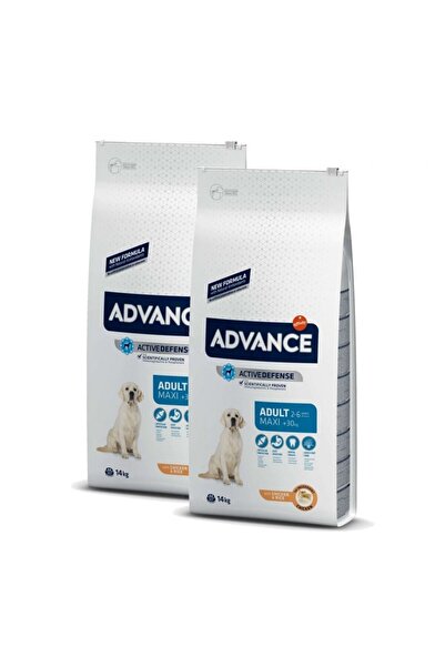 Advance Pachet 2 x Hrană pentru câini Maxi Adult 14 kg