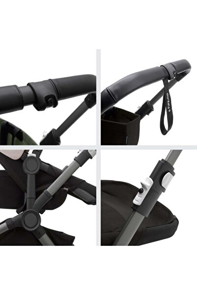 Bugaboo Donkey 5 Duo Double Stroller Mineral Black/Taupe