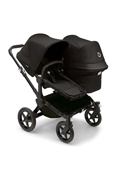Bugaboo Donkey 5 Duo Double Stroller Black/Midnight Black