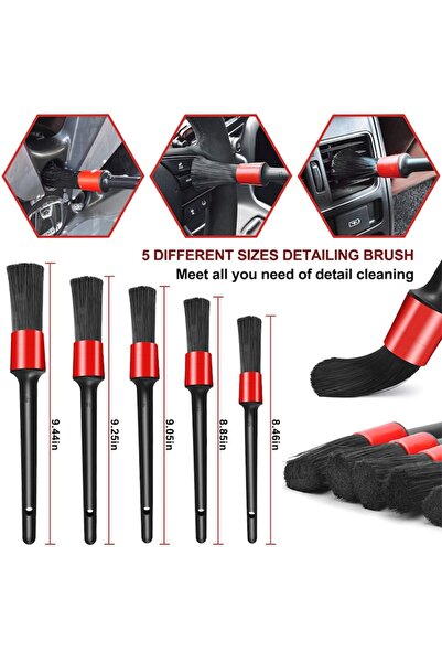 OEM Professional 18-piece Auto Detailing Set for Interior and Exterior Cleaning