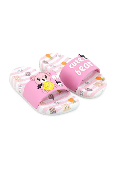 GEZER Summer Girl's Daily Pool Beach Slippers Suitable for Wet Floor