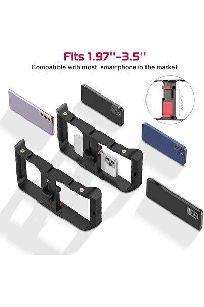 ulanzi U Rig Pro Smartphone Video Rig - Handheld Stabilizer with Cold Shoe