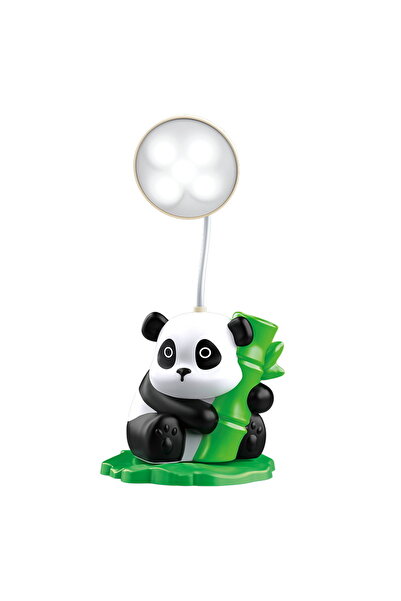 HEDİYE FİKRİ Panda LED Gece Lambası – 27 cm Yatak Odası Abajur ve Kalemlik