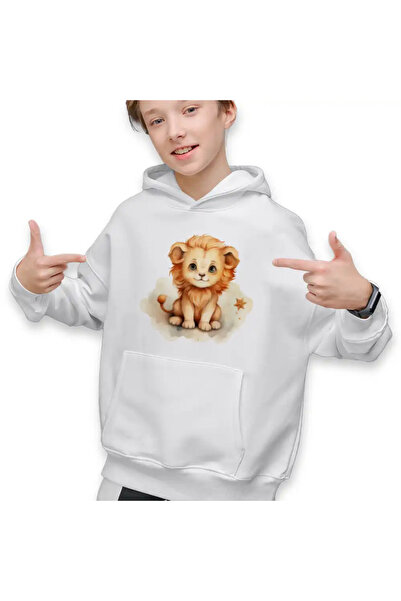 OEM Hanorac Copii Baieti Leu Baby Zodiac Horoscop Leo Astrologie