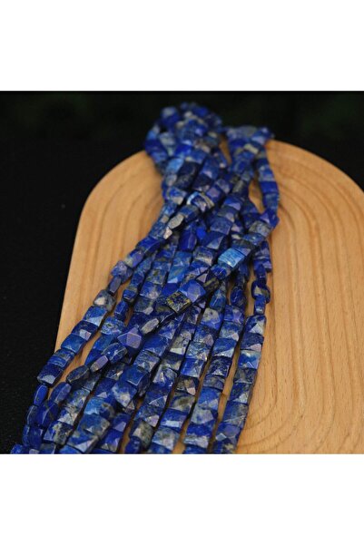 Prestij Boncuk حجر اللازورد الطبيعي مقطوع بشكل مربع، حجر طبيعي مصقول مقاس 10 ...