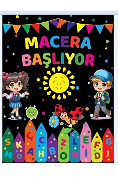 PROMISEBACKDROP2 Macera Başlıyor, Okul Etkinlik Kumaş Fon 150x200