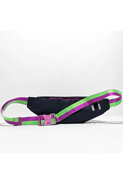 Nike Heritage Festival Green & Purple Fanny Pack Waist Bag 3 LT Unisex καθημερινή τσάντα μέσης Navy Blue