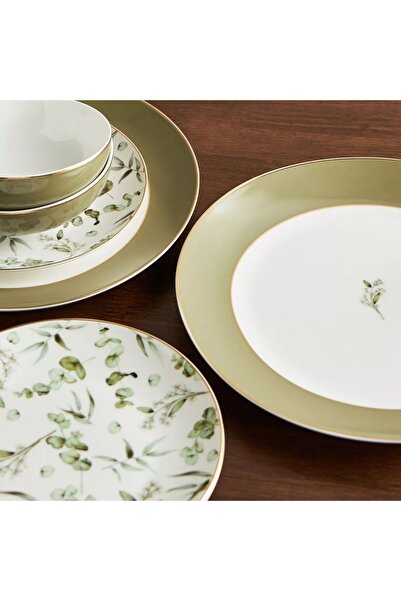 Generic Eucalyptus 32-Piece New Bone China Dinner Set