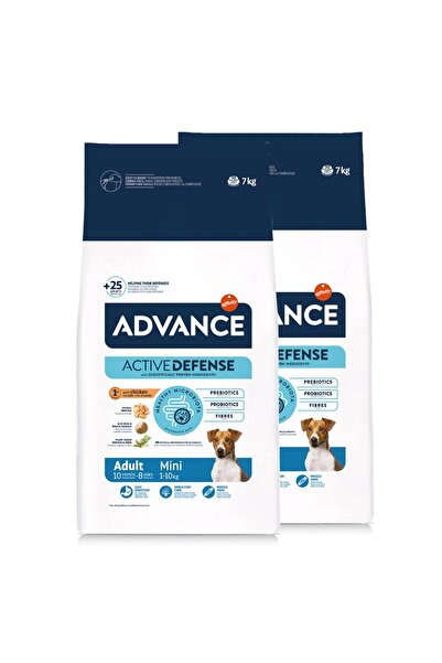 Advance Pachet 2 x Hrană pentru câini adulți Mini 7 kg