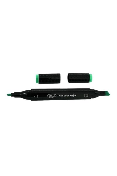 daço Graphic Marker Dual-Tip, Color Viridian Green, Material Plastic
