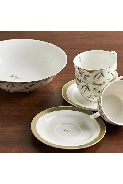 Generic Eucalyptus 32-Piece New Bone China Dinner Set