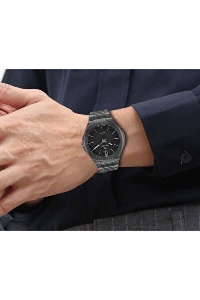 Wainer Wa.10122-C Men's Wristwatch | Black 316L Steel Watch