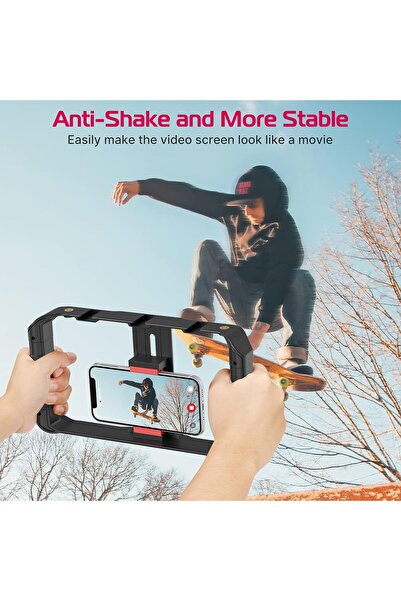 ulanzi U Rig Pro Smartphone Video Rig - Handheld Stabilizer with Cold Shoe