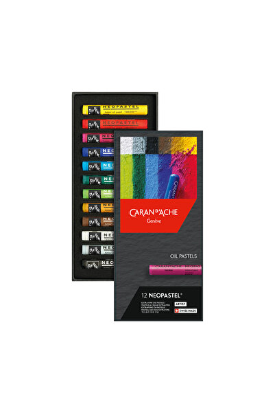 Caran d'Ache Neo Pastel Seti 12 Renk