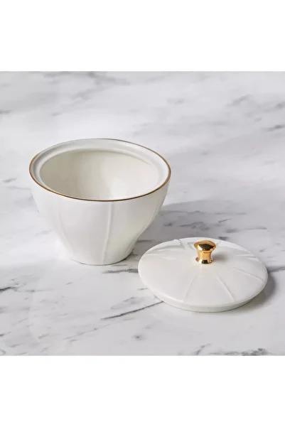 Generic Gold Bliss Ceramic Sugar Pot