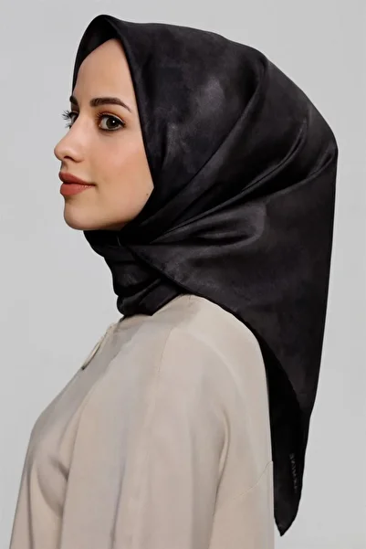 Armine Modern Twill Silk Nostalgia Series Sura Silk Scarf Black