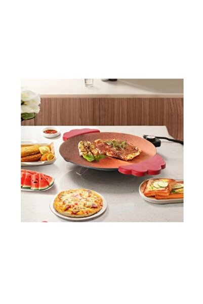 FOXMAG24 Portable Electric Table Grill, 800W, Non-Stick Surface, Heat-Resistant Handles, Mains