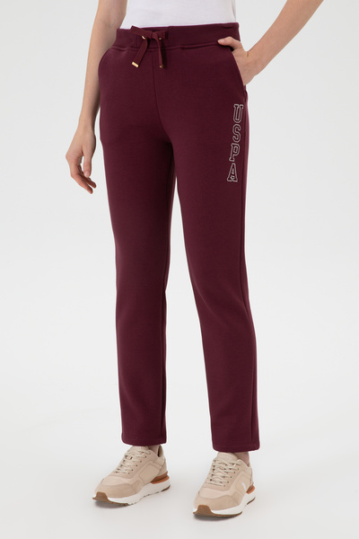 U.S. Polo Assn. Women's Burgundy Sweatpants 50313583-Vr177