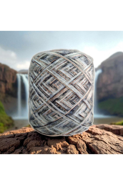 Kırlangıç خيط حياكة يدوي بتصميم 7 طبقات من خيوط الكيد موهر وسميم، 150 جرام