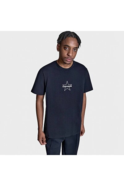 Converse Ανδρικό μπλουζάκι Star μαύρο (CVM5T196.BLK)