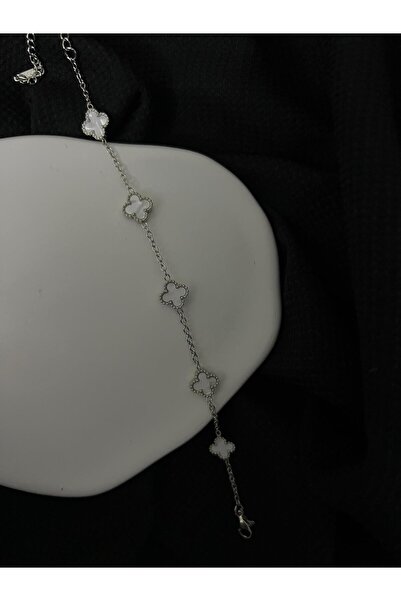 Agua Jewelry Çelik Yonca Bileklik