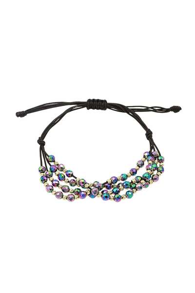 Bijuteria SORELLY Bratara Aur 14k Snur Siraguri cu Hematit Multicolor