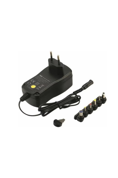 Well Universal switching power supply 1500ma, 6 plugs,