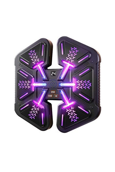 FOXMAG24 Aparat de box muzical cu țintă de box Bluetooth, interactiv, ilumina...