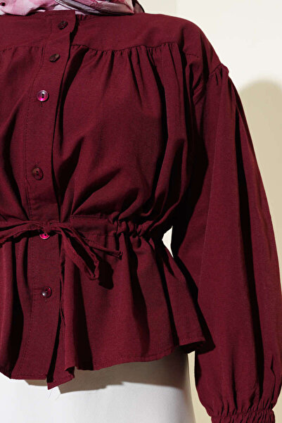 MODA Short Shirt with Pleated Skirt and Bell Tunnels