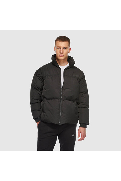 New Balance Μαύρο ανδρικό παλτό Mnj3424-Bk