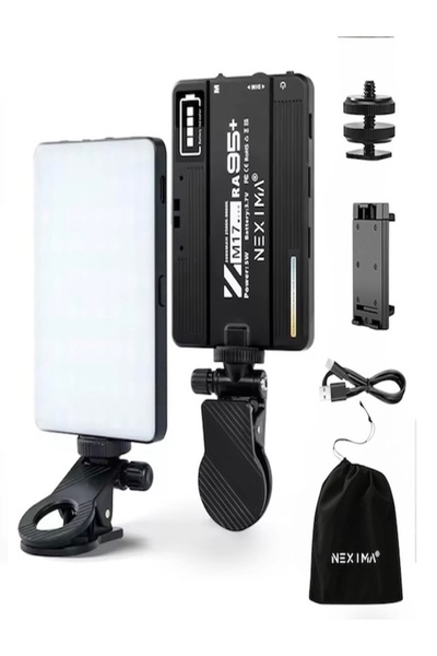 NEXIMA® Professional portable LED lamp 99 LEDs, CRI95+ color adjustment 2500K-9000K