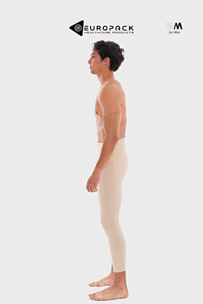 EUROPACK Lp-350 Men's Postoperative Abdominal Compression Girdle – Ankle Length