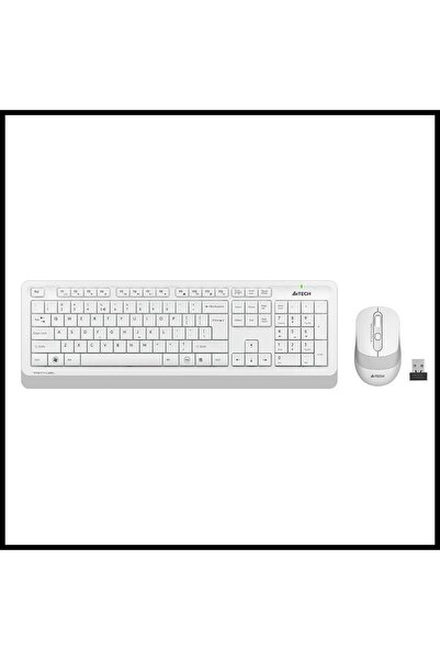 A4 Tech Fg1010, Beyaz, Fstyler, 2.4ghz Kablosuz, Türkçe Q, Klavye Mouse Set