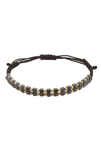 Bijuteria SORELLY Bratara Aur Snur 14k Unisex cu Hematit