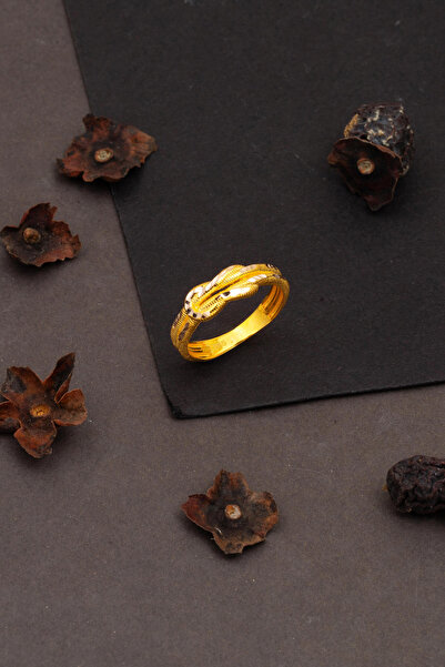 Bilezikci Aşk Düğümü 14 Ayar Altın Ajda Yüzük