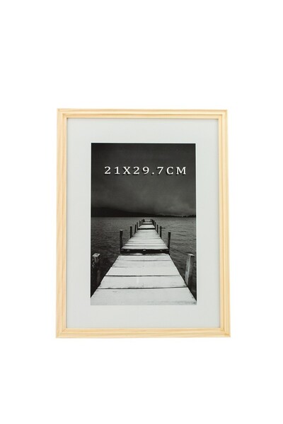 PROCART Alvin wooden photo frame, 21x29.7 cm Cream