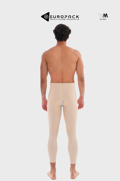 EUROPACK Lp-350 Men's Postoperative Abdominal Compression Girdle – Ankle Length