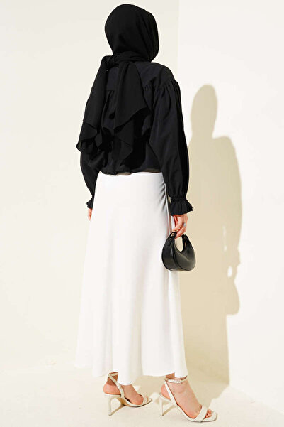 MODA Short Shirt with Pleated Skirt and Bell Tunnels