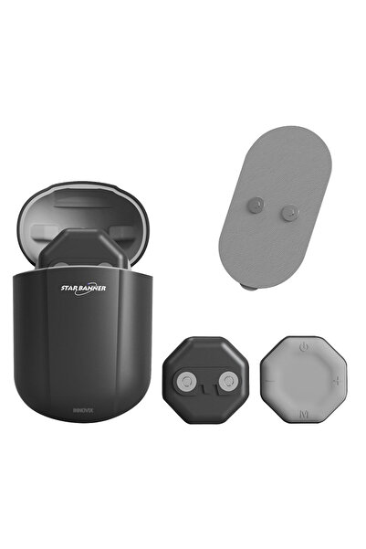 INNOVIX Plasture de masaj TENS portabil, wireless, reîncărcabil, calmant pent...