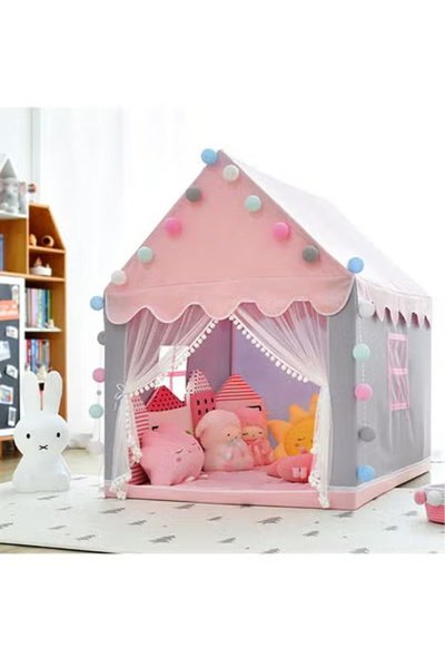 EGG خيمة لعب للأطفال، قلعة الأميرة، منزل لعب داخلي للفتيات مع أضواء ندفة الثلج LED