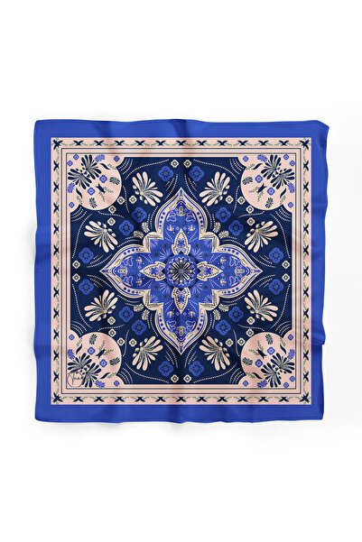 tuaipek Navy Kadim Harmoni Desen 55x55cm Bandana/Fular