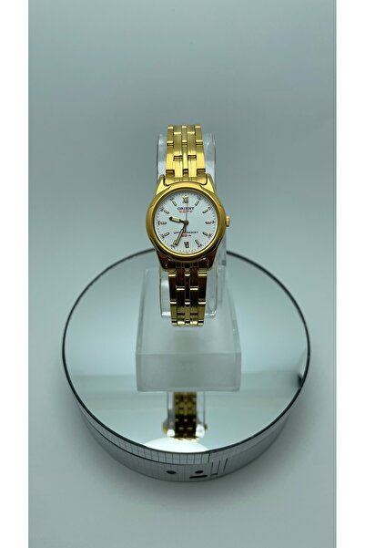 Orient Vintage Kadın Unisex Beyaz Kadran & Altın Renk Çelik Quartz Kol Saati | 2 Yıl Garantili