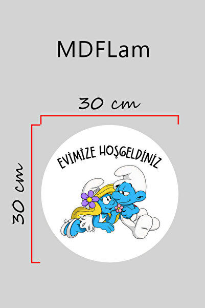 Dormot Digital Print White, Standard, Welcome to Our Sweet Home Themed, Door Ornament, Wall Ornament